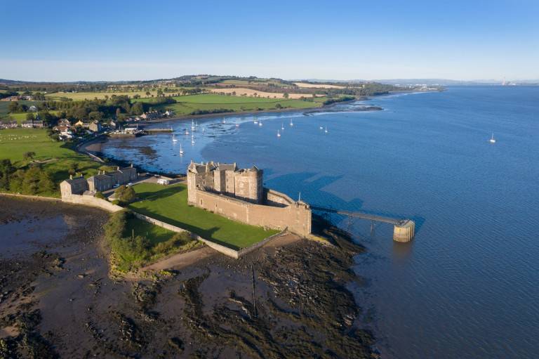 Blackness Castle walls from above